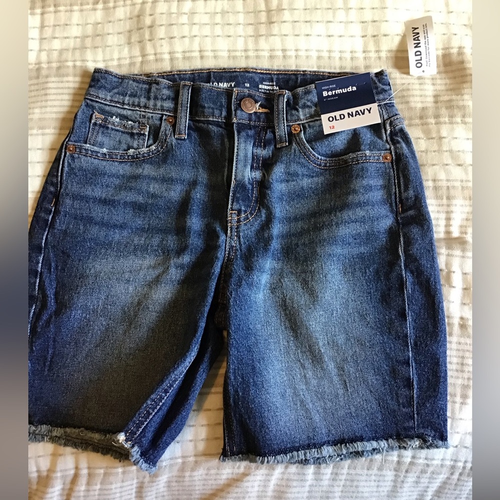 Bermuda shorts girls size 12 old navy